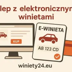 Sklep z winietami online. Sprawdź, ile kosztuje winieta na Czechy i kup ją łatwo przez internet.